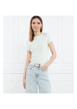 Tommy Jeans T-shirt ESSENTIAL | Slim Fit ze sklepu Gomez Fashion Store w kategorii Bluzki damskie - zdjęcie 163958670