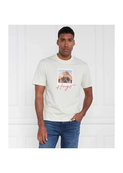 HUGO T-shirt Driceto 10233396 01 | Regular Fit ze sklepu Gomez Fashion Store w kategorii T-shirty męskie - zdjęcie 163958850