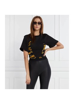 Versace Jeans Couture T-shirt | Regular Fit ze sklepu Gomez Fashion Store w kategorii Bluzki damskie - zdjęcie 163959242