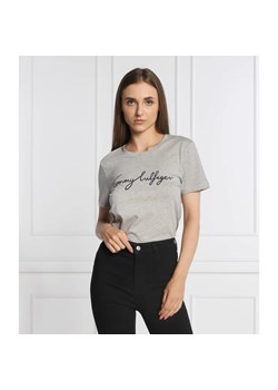 Tommy Hilfiger T-shirt | Regular Fit ze sklepu Gomez Fashion Store w kategorii Bluzki damskie - zdjęcie 163959330