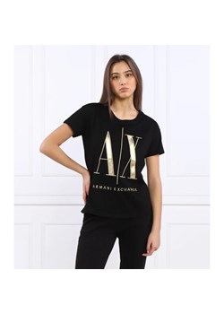 Armani Exchange T-shirt | Regular Fit ze sklepu Gomez Fashion Store w kategorii Bluzki damskie - zdjęcie 163959582