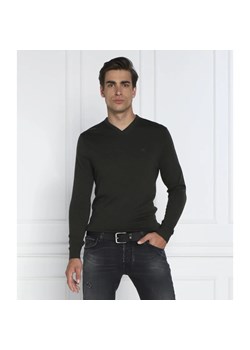 Calvin Klein Wełniany sweter SUPERIOR | Slim Fit ze sklepu Gomez Fashion Store w kategorii Swetry męskie - zdjęcie 163959780