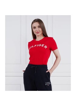 Tommy Hilfiger T-shirt | Regular Fit ze sklepu Gomez Fashion Store w kategorii Bluzki damskie - zdjęcie 163960610
