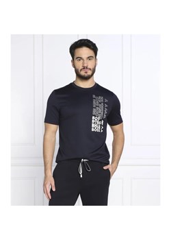 BOSS BLACK T-shirt Tiburt | Regular Fit | mercerised ze sklepu Gomez Fashion Store w kategorii T-shirty męskie - zdjęcie 163960740