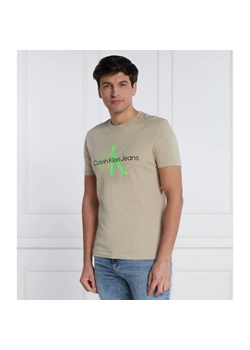 CALVIN KLEIN JEANS T-shirt | Slim Fit ze sklepu Gomez Fashion Store w kategorii T-shirty męskie - zdjęcie 163961144