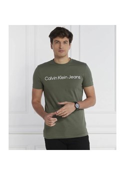 CALVIN KLEIN JEANS T-shirt INSTITUTIONAL LOGO | Slim Fit ze sklepu Gomez Fashion Store w kategorii T-shirty męskie - zdjęcie 163961403