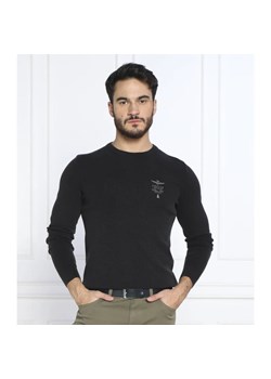Aeronautica Militare Sweter MAGLIA GIROCOLLO | Regular Fit ze sklepu Gomez Fashion Store w kategorii Swetry męskie - zdjęcie 163961533