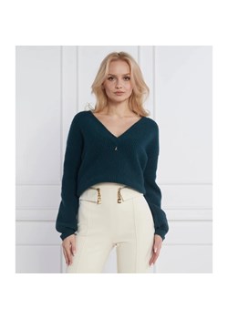 Patrizia Pepe Wełniany sweter | Regular Fit ze sklepu Gomez Fashion Store w kategorii Swetry damskie - zdjęcie 163962410