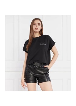 Balmain T-shirt | Regular Fit ze sklepu Gomez Fashion Store w kategorii Bluzki damskie - zdjęcie 163962520