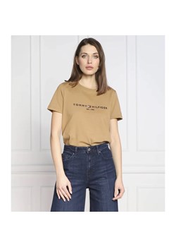 Tommy Hilfiger T-shirt | Regular Fit ze sklepu Gomez Fashion Store w kategorii Bluzki damskie - zdjęcie 163962993