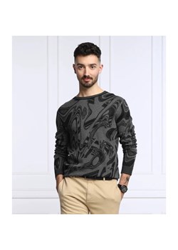HUGO Sweter Sglitch | Regular Fit | z dodatkiem jedwabiu ze sklepu Gomez Fashion Store w kategorii Swetry męskie - zdjęcie 163963072