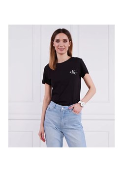 CALVIN KLEIN JEANS T-shirt 2-pack MONOGRAM | Slim Fit ze sklepu Gomez Fashion Store w kategorii Bluzki damskie - zdjęcie 163963232