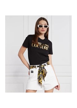 Versace Jeans Couture T-shirt | Regular Fit ze sklepu Gomez Fashion Store w kategorii Bluzki damskie - zdjęcie 163963550