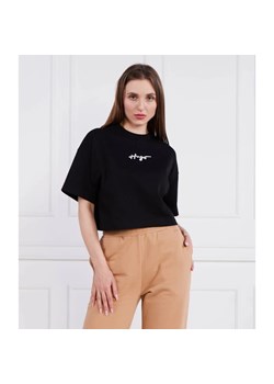 HUGO T-shirt Cropped Tee_3 | Cropped Fit ze sklepu Gomez Fashion Store w kategorii Bluzki damskie - zdjęcie 163964771