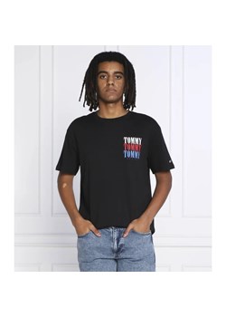 Tommy Jeans T-shirt MULTI LOGO | Regular Fit ze sklepu Gomez Fashion Store w kategorii T-shirty męskie - zdjęcie 163965521