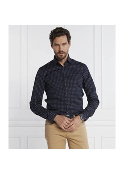Calvin Klein Koszula POPLIN STRETCH PRINT SLIM SHIRT | Slim Fit ze sklepu Gomez Fashion Store w kategorii Koszule męskie - zdjęcie 163965901