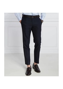 Oscar Jacobson Wełniane spodnie Denz | Slim Fit ze sklepu Gomez Fashion Store w kategorii Spodnie męskie - zdjęcie 163966111