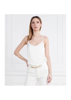 TWINSET Satynowy top | Regular Fit ze sklepu Gomez Fashion Store w kategorii Bluzki damskie - zdjęcie 163966172