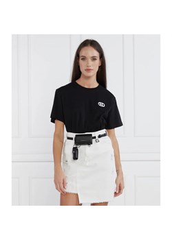 Karl Lagerfeld T-shirt kl logo | Relaxed fit ze sklepu Gomez Fashion Store w kategorii Bluzki damskie - zdjęcie 163966761