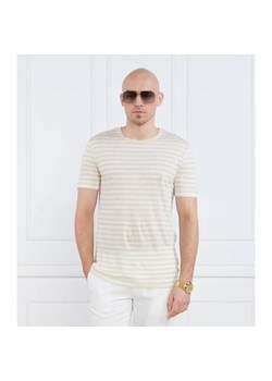 BOSS BLACK Lniany t-shirt Tiburt 350 | Regular Fit ze sklepu Gomez Fashion Store w kategorii T-shirty męskie - zdjęcie 163967281