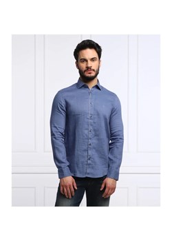 Emporio Armani Lniana koszula | Regular Fit ze sklepu Gomez Fashion Store w kategorii Koszule męskie - zdjęcie 163967490