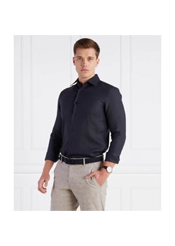 BOSS BLACK Lniana koszula H-HANK-kent-C1-214 | Slim Fit ze sklepu Gomez Fashion Store w kategorii Koszule męskie - zdjęcie 163967712