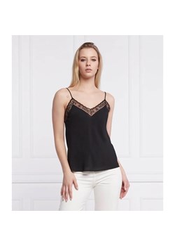 Patrizia Pepe Satynowy top | Regular Fit ze sklepu Gomez Fashion Store w kategorii Bluzki damskie - zdjęcie 163968741