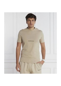 CALVIN KLEIN JEANS T-shirt INSTITUTIONAL | Regular Fit ze sklepu Gomez Fashion Store w kategorii T-shirty męskie - zdjęcie 163968851
