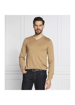BOSS BLACK Wełniany sweter Melba-P | Slim Fit ze sklepu Gomez Fashion Store w kategorii Swetry męskie - zdjęcie 163969382