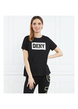 DKNY Sport T-shirt | Regular Fit ze sklepu Gomez Fashion Store w kategorii Bluzki damskie - zdjęcie 163969591