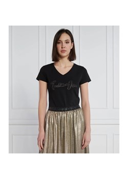 Liu Jo Sport T-shirt | Regular Fit ze sklepu Gomez Fashion Store w kategorii Bluzki damskie - zdjęcie 163969631