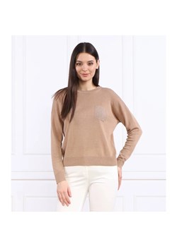 Peserico Lniany sweter | Regular Fit ze sklepu Gomez Fashion Store w kategorii Swetry damskie - zdjęcie 163969804