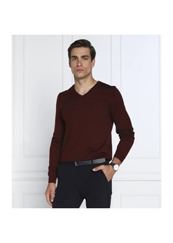 BOSS BLACK Wełniany sweter Melba-P | Slim Fit ze sklepu Gomez Fashion Store w kategorii Swetry męskie - zdjęcie 163970190