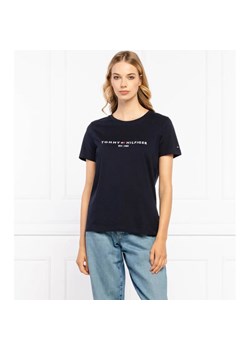 Tommy Hilfiger T-shirt | Regular Fit ze sklepu Gomez Fashion Store w kategorii Bluzki damskie - zdjęcie 163971203