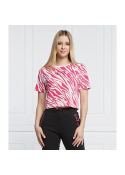 EA7 T-shirt | Cropped Fit ze sklepu Gomez Fashion Store w kategorii Bluzki damskie - zdjęcie 163971262