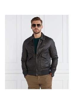 Aeronautica Militare Skórzana kurtka | Regular Fit ze sklepu Gomez Fashion Store w kategorii Kurtki męskie - zdjęcie 163971282