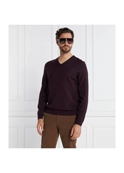 BOSS BLACK Wełniany sweter Melba-P | Slim Fit ze sklepu Gomez Fashion Store w kategorii Swetry męskie - zdjęcie 163971824