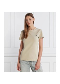 CALVIN KLEIN JEANS T-shirt 2-pack MONOGRAM | Slim Fit ze sklepu Gomez Fashion Store w kategorii Bluzki damskie - zdjęcie 163972061