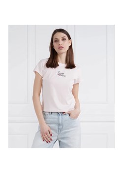 Tommy Jeans T-shirt TJW BBY ESSENTIAL LOGO | Regular Fit ze sklepu Gomez Fashion Store w kategorii Bluzki damskie - zdjęcie 163972074