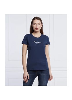 Pepe Jeans London T-shirt | Slim Fit ze sklepu Gomez Fashion Store w kategorii Bluzki damskie - zdjęcie 163972363