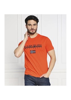 Napapijri T-shirt s-ayas | Regular Fit ze sklepu Gomez Fashion Store w kategorii T-shirty męskie - zdjęcie 163972600
