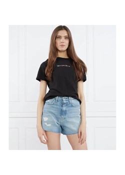 Tommy Jeans T-shirt | Regular Fit ze sklepu Gomez Fashion Store w kategorii Bluzki damskie - zdjęcie 163972800