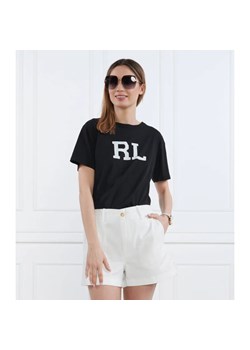 POLO RALPH LAUREN T-shirt RL PRIDE | Regular Fit ze sklepu Gomez Fashion Store w kategorii Bluzki damskie - zdjęcie 163972814