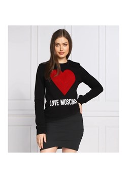 Love Moschino Bluza | Regular Fit ze sklepu Gomez Fashion Store w kategorii Bluzy damskie - zdjęcie 163973301