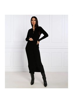 Calvin Klein Sukienka TENCEL RIB | z dodatkiem wełny ze sklepu Gomez Fashion Store w kategorii Sukienki - zdjęcie 163973411