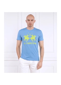 La Martina T-shirt | Regular Fit ze sklepu Gomez Fashion Store w kategorii T-shirty męskie - zdjęcie 163973794
