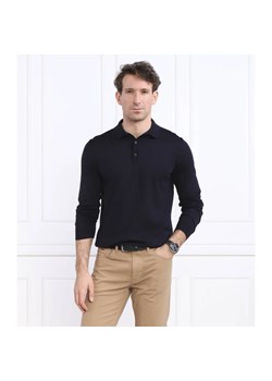 BOSS BLACK Wełniane polo Lancione | Regular Fit ze sklepu Gomez Fashion Store w kategorii T-shirty męskie - zdjęcie 163974451
