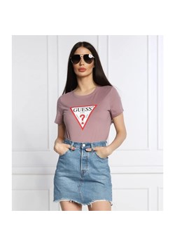 GUESS T-shirt ORIGINAL | Regular Fit ze sklepu Gomez Fashion Store w kategorii Bluzki damskie - zdjęcie 163974481