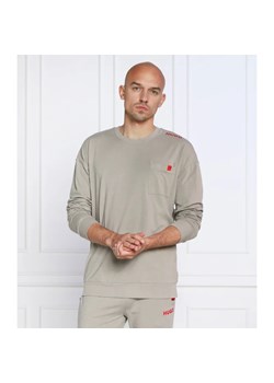 Hugo Bodywear Longsleeve Labelled SWEATSHIRT | Regular Fit ze sklepu Gomez Fashion Store w kategorii T-shirty męskie - zdjęcie 163975112