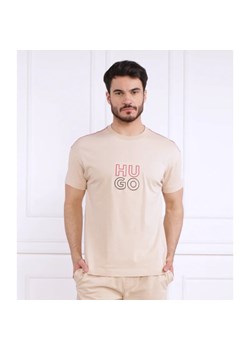 Hugo Bodywear T-shirt Stacked | Regular Fit ze sklepu Gomez Fashion Store w kategorii T-shirty męskie - zdjęcie 163975130